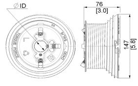 H107 - High Lift Cable Drum - M162-4165