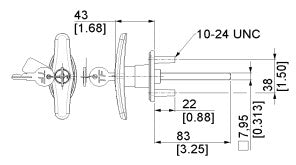 H125 - Centre Lock Handle