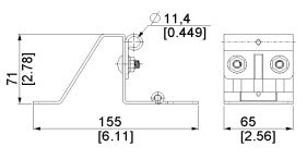 H154 - Euro Side Hinge