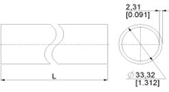 H202 - Torsion Tube (25.4mm)