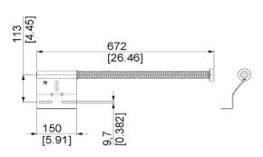 H236 - Spring Pusher - 200mm (Pair)