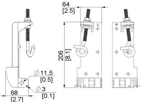 H272 - Bottom Bracket - ADJUSTABLE COMMERCIAL (Pair)